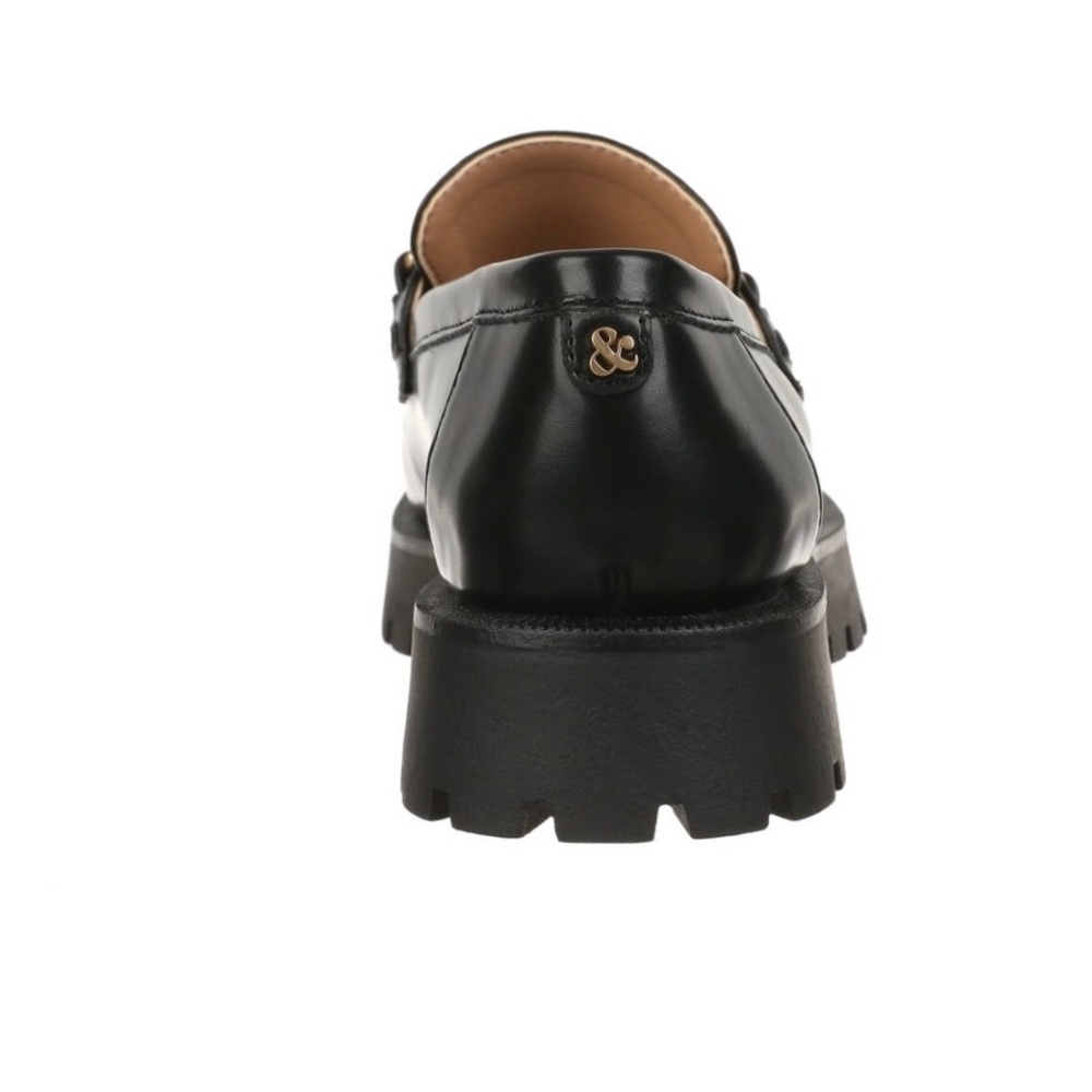 Women’s loafer Sam and Libby shoes Rylan lug sole loafer black size 9 1/2  NWT - Picture 4 of 16